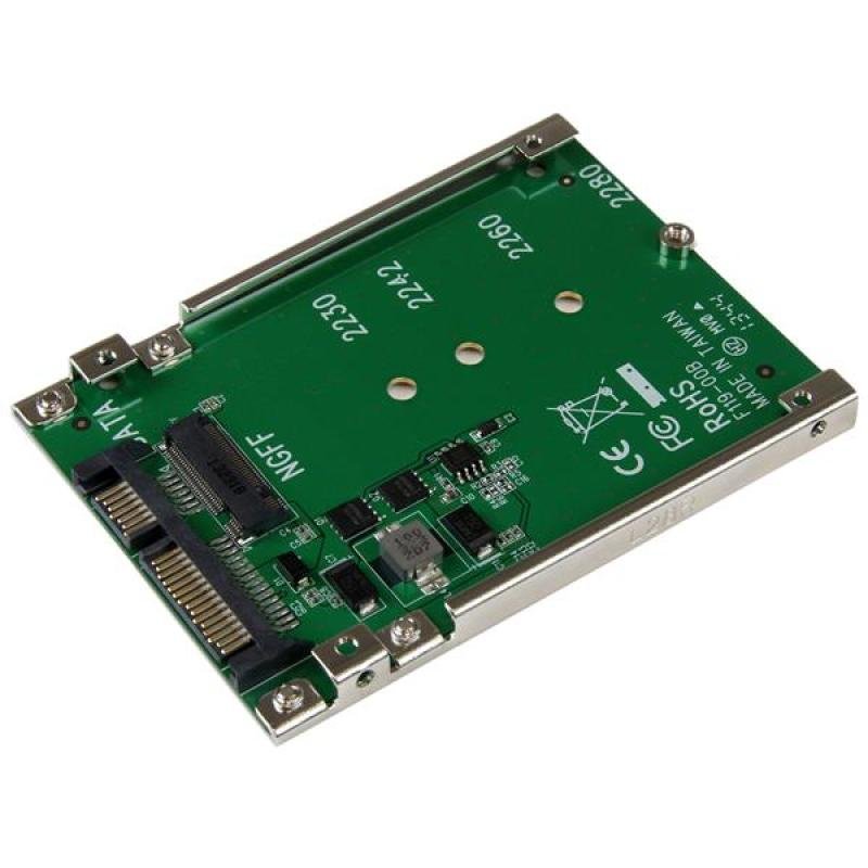 StarTech.com M.2 SSD to 2.5in SATA Adapter - 7mm - M2 Hard Drive Adapter