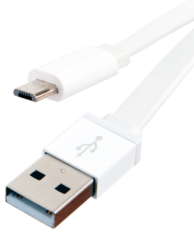 Xenta Micro USB to USB 1.5M White
