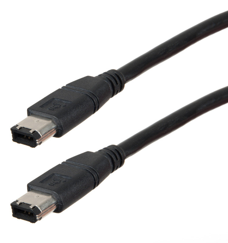 IEEE 1394 Firewire Cable 6pin / 6pin (Black) 2m