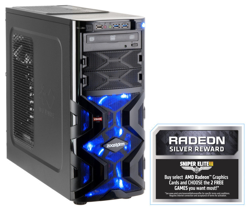 zoostorm gaming pc bundle