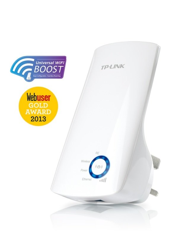 TP-LINK TL-WA850RE 300 MB/s Universal Wall Plug Range Extender and Wi-Fi Booster