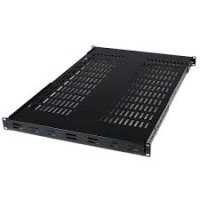 StarTech.com 1U Adjustable Mount Depth Vented Rack Mount Shelf- 175lbs/80kg