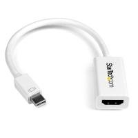 StarTech.com Mini DisplayPort to HDMI 4K Audio / Video Converter - mDP 1.2 to HDMI Active Adapter for Mac Book Pro® / Mac Book Air®  - 4K @ 30 Hz - White