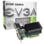 EVGA GeForce GT 730 2GB DDR3 VGA DVI-D HDMI PCI-E Graphics Card