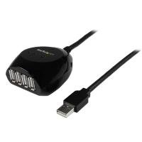 Startech.com (15m) Usb 2.0 Active Cable With 4 Port Hub