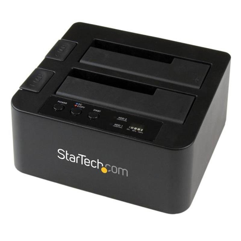 StarTech.com USB 3.0 / eSATA to 2.5 / 3.5" SATA HDD / SSD Duplicator Dock - Standalone Hard Dri
