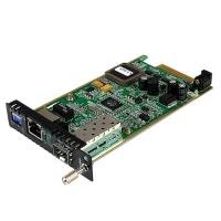 Gigabit Ethernet Fiber Media Converter Card Module with Open SFP Slot