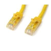 2m Cat6 Yellow Snagless Gigabit - Ethernet Rj45 Cable Male To Male