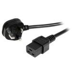2m Computer Power Cord - Bs-1363  To Iec 320 C19