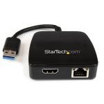 StarTech.com USB 3.0 Laptop Mini Docking Station w/ HDMI + Gigabit Ethernet