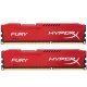 HyperX Fury Red Series 16GB 1866MHz DDR3 CL10 DIMM Kit of 2 Memory