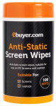 Ebuyer.com Anti Static Screen Cleaning Wipes - 100 Pack