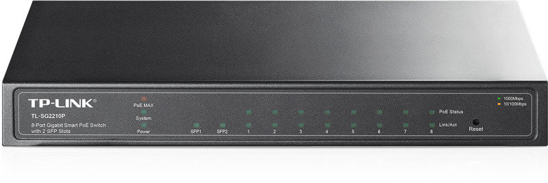TP-Link JetStream TL-SG2210P - Switch - 8 Ports - Smart