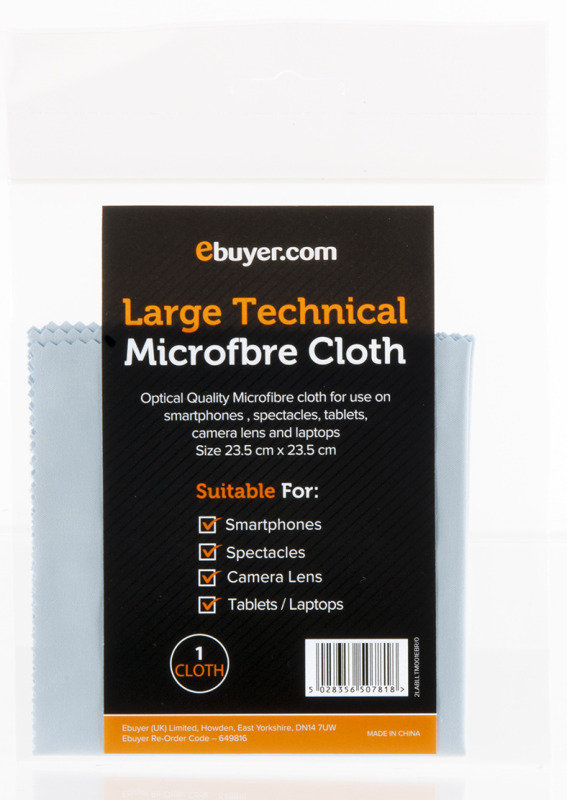 Ebuyer.com Optical Grade Technical Microfibre Cloth - Large