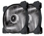 Corsair Air Series SP140 LED White High Static Pressure 140mm Fan Twin Pack