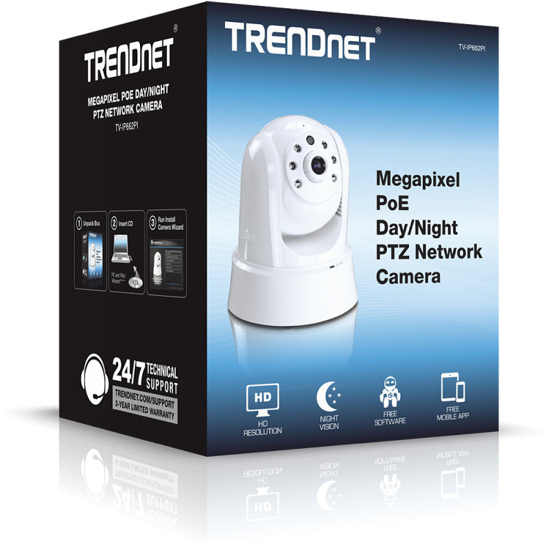 Trendnet Tv Ip Pi Megapixel Hd Poe Day Night Ptz Network Camera Ebuyer Com