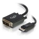 C2G 1m DisplayPort to Single Link DVI-D Adapter Cable M/M - Black