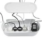 Dline Cable Tidy Unit White