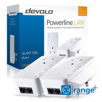Devolo 9299 - 550 Duo+ AV 500 Pass-Through Powerline Starter Kit