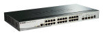 D-Link DGS-1510-28X - 28-Port Gigabit Stackable Smart Managed Switch including 4 10G SFP+