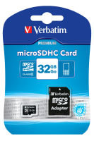 Verbatim Micro SD Class 10 32GB Memory Card + Adaptor
