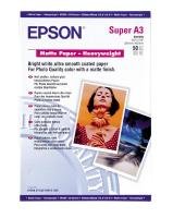 Epson Heavyweight A3+ 167gsm Bright White Matte Photo Paper - 50 Sheets