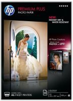 HP Premium Plus A4 300gsm Glossy Photo Paper - 20 Sheets