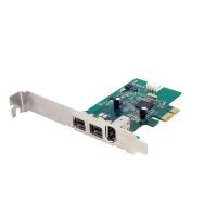 StarTech.com 3 Port 2b 1a 1394 PCI Express FireWire Card Adapter - 1394 FW PCIe FireWire 800 / 400 Card