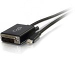 C2G 2m Mini DisplayPort to Single Link DVI-D Adapter Cable M/M - Black