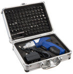 Xenta 3.6V Lithium-ion Cordless Screwdriver with 104 Piece Accessory Kit
