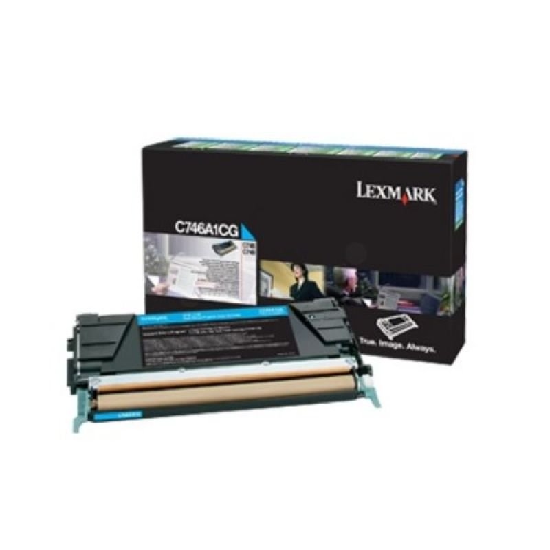 Lexmark C746A1CG Cyan Toner Cartridge