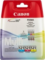 Canon CLI-521 C/M/Y Multi Pack Ink Cartridge