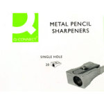 Q Connect Metal Pencil Sharpeners - 20 Pack