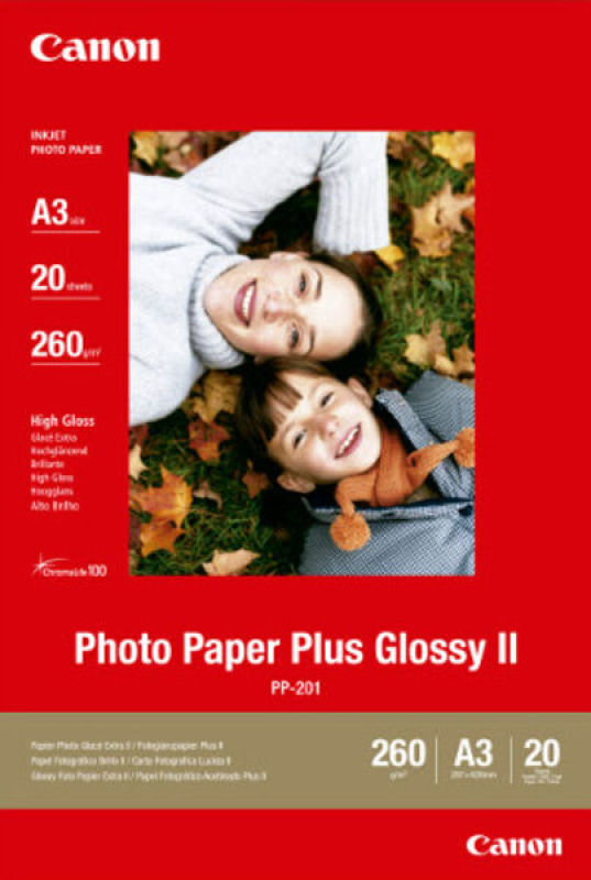 Canon Plus II PP-201 A3 275gsm High Quality Glossy photo paper - 20 sh