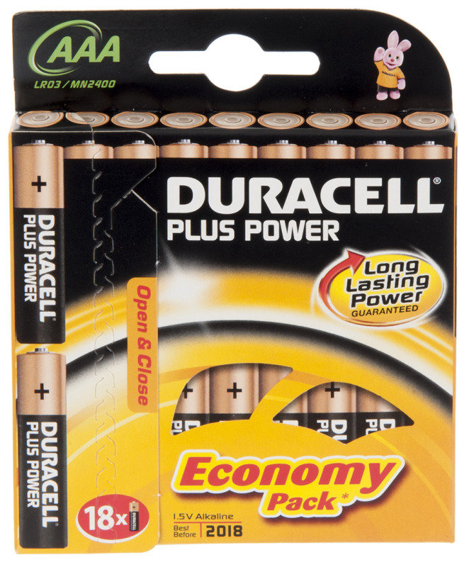 Duracell Aaa Plus Power Batteries 1688