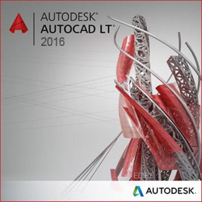 Autodesk AutoCAD LT 2016 Commercial New SLM ELD Annual Desktop Subscription with Advanced Support