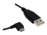 StarTech.com Micro USB Cable A to Right Angle Micro B USB Cable 0.3m
