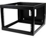Startech 6u 22 Inch Depth Hinged Open Frame Wall Mount Server Rack