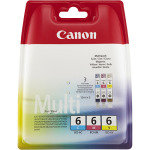 Canon BCI-6 CMY Blister MultiPack Colour Ink Cartridge