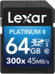 Lexar Platinum II 300x SDXC 64GB (Class 10) UHS-1 Memory Card