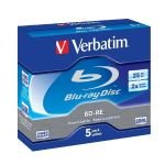 Verbatim 2x BD-RE Discs - 5 Pack Jewel Case