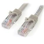 StarTech Cat5e Patch Cable With Snagless RJ45 Connectors 1M Gray