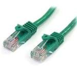 SatrTech Cat5e Patch Cable With Snagless RJ45 Connectors   2M Green