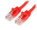 StarTech Cat5e Patch Cable With Snagless RJ45 Connectors   2M  Red