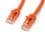 StarTech Cat6 Patch Cable With Snagless RJ45 Connectors  1M Orange
