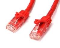 StarTech Cat6 Patch Cable With Snagless RJ45 Connectors 1M  Red