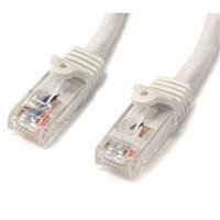 StarTech Cat5e Patch Cable With Snagless RJ45 Connectors  1M White