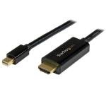 StarTech.com 2m Mini DisplayPort to HDMI Cable - 4k - mDP to HDMI Adapter Cable
