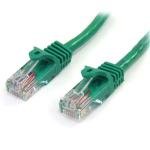 StarTech Cat5e Patch Cable With Snagless RJ45 Connectors  1m  Green
