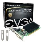 EVGA GeForce G210 1GB DDR3 Passive Low Profile Graphics Card